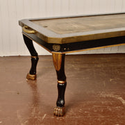 Rare Angelo Romano Black Lacquer Coffee Table - Salvage-Garden