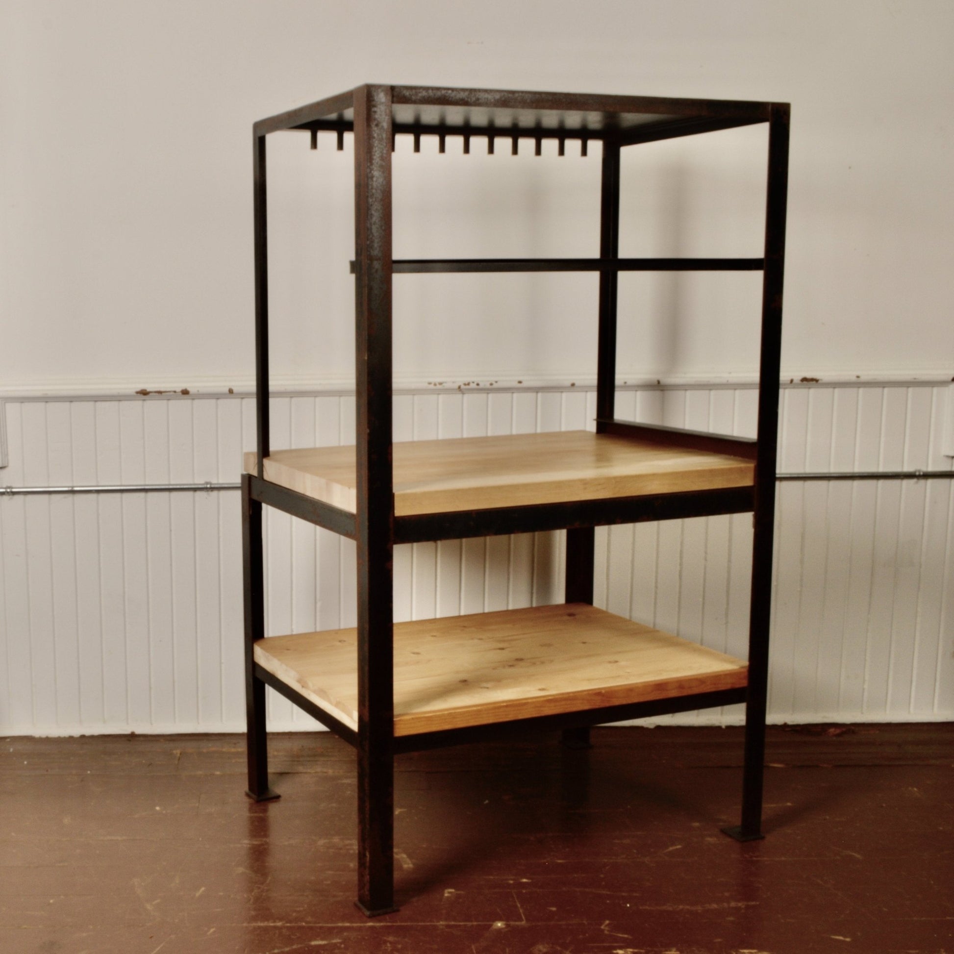 Reclaimed and Repurposed Industrial Stand - Salvage-Garden