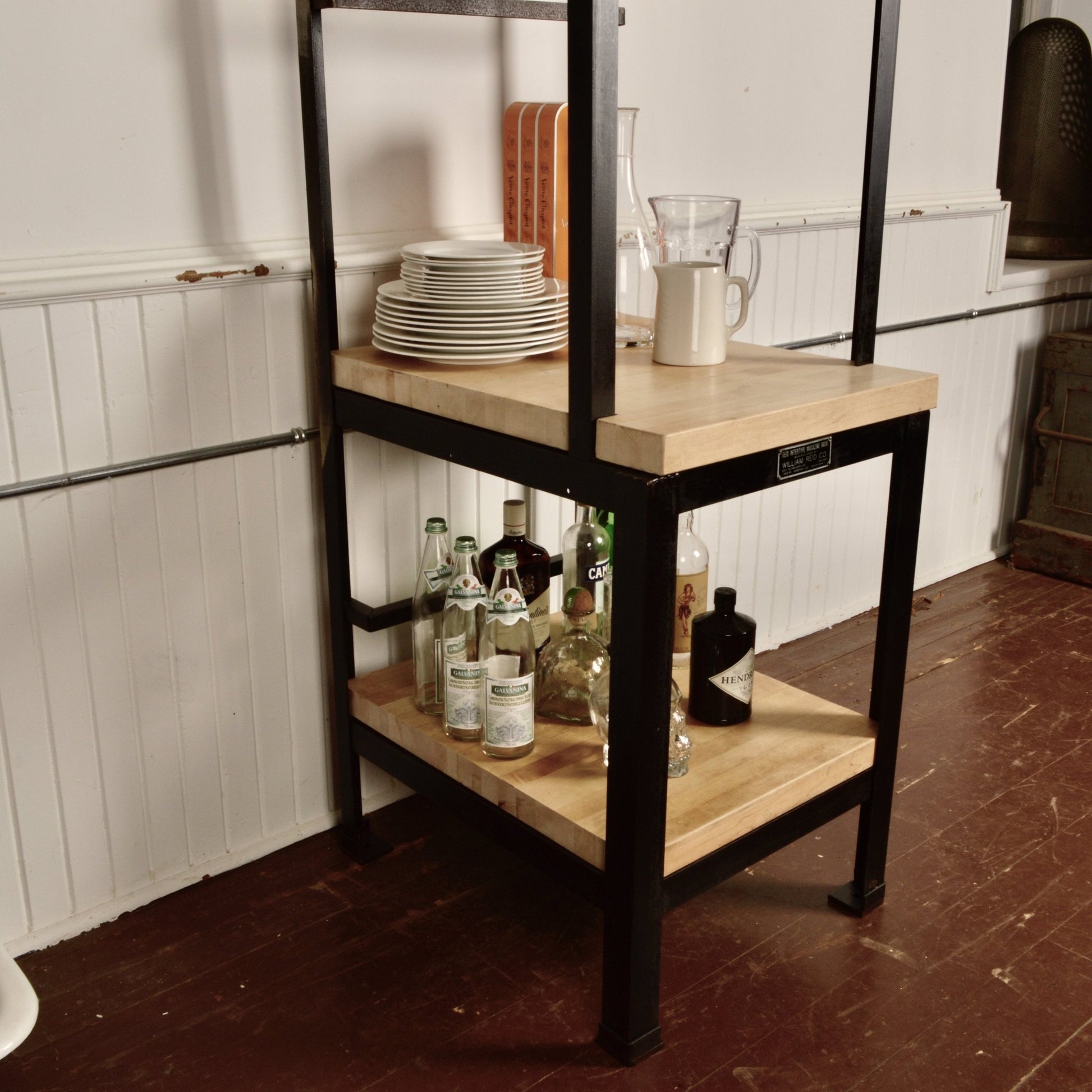 Reclaimed Intertype Magazine Rack With Reclaimed Maple - Salvage-Garden