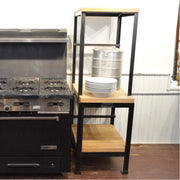 Reclaimed Intertype Magazine Rack With Reclaimed Maple - Salvage-Garden