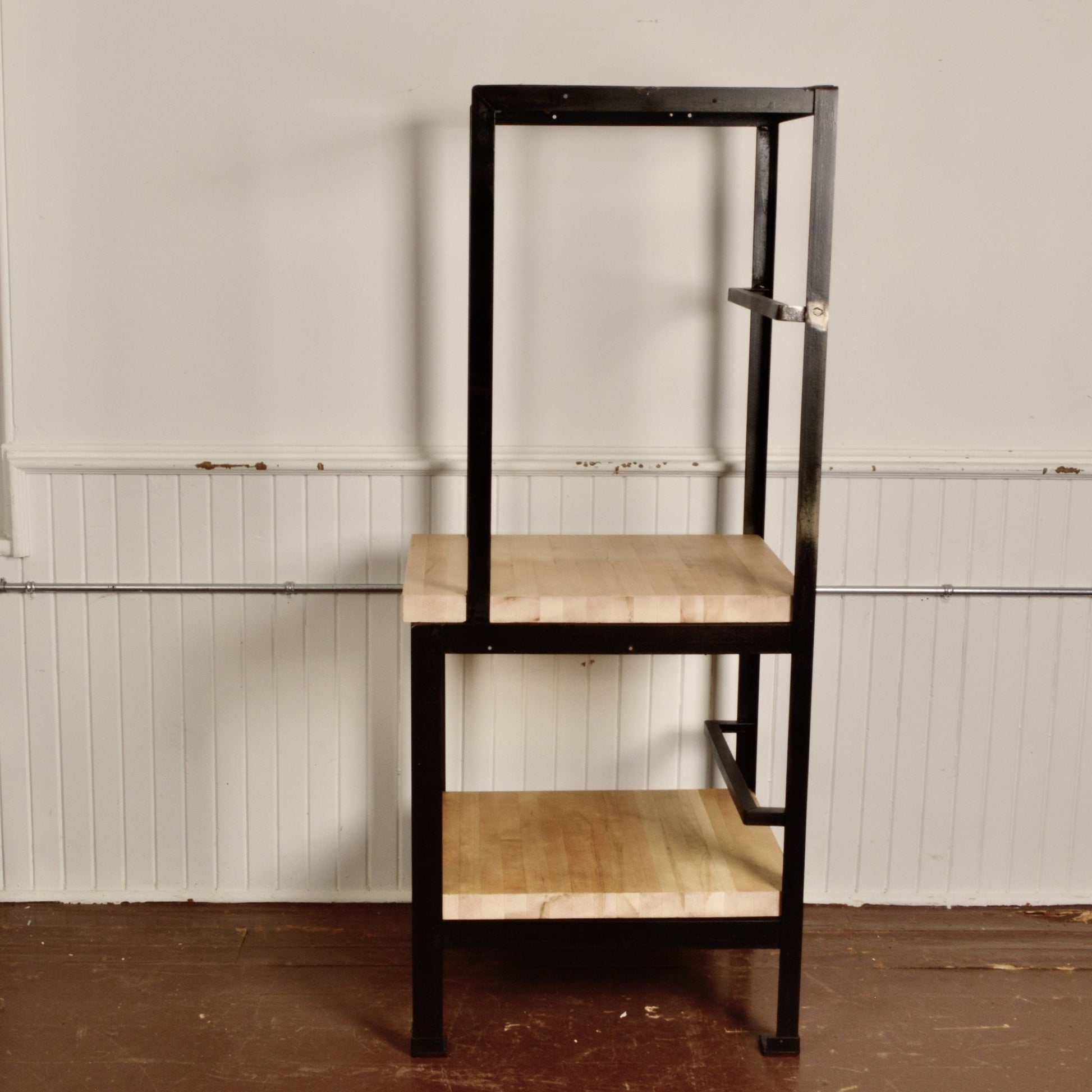 Reclaimed Intertype Magazine Rack With Reclaimed Maple - Salvage-Garden