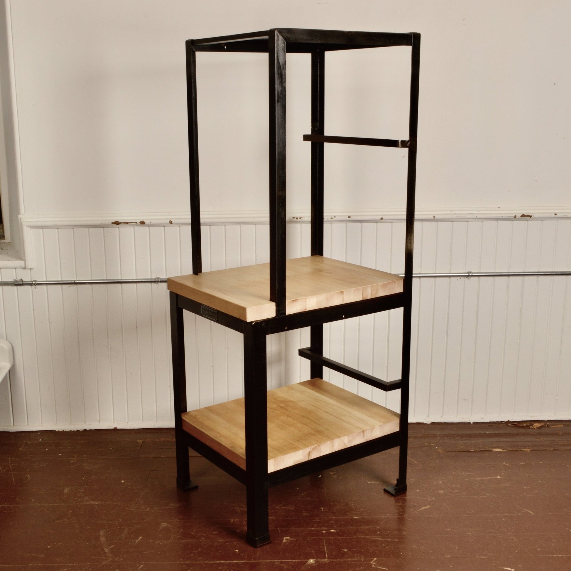 Reclaimed Intertype Magazine Rack With Reclaimed Maple - Salvage-Garden