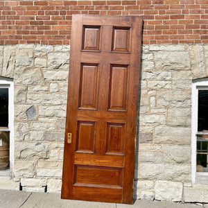 Romanesque Revival 7 Panel Door - Salvage-Garden