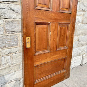 Romanesque Revival 7 Panel Door - Salvage-Garden