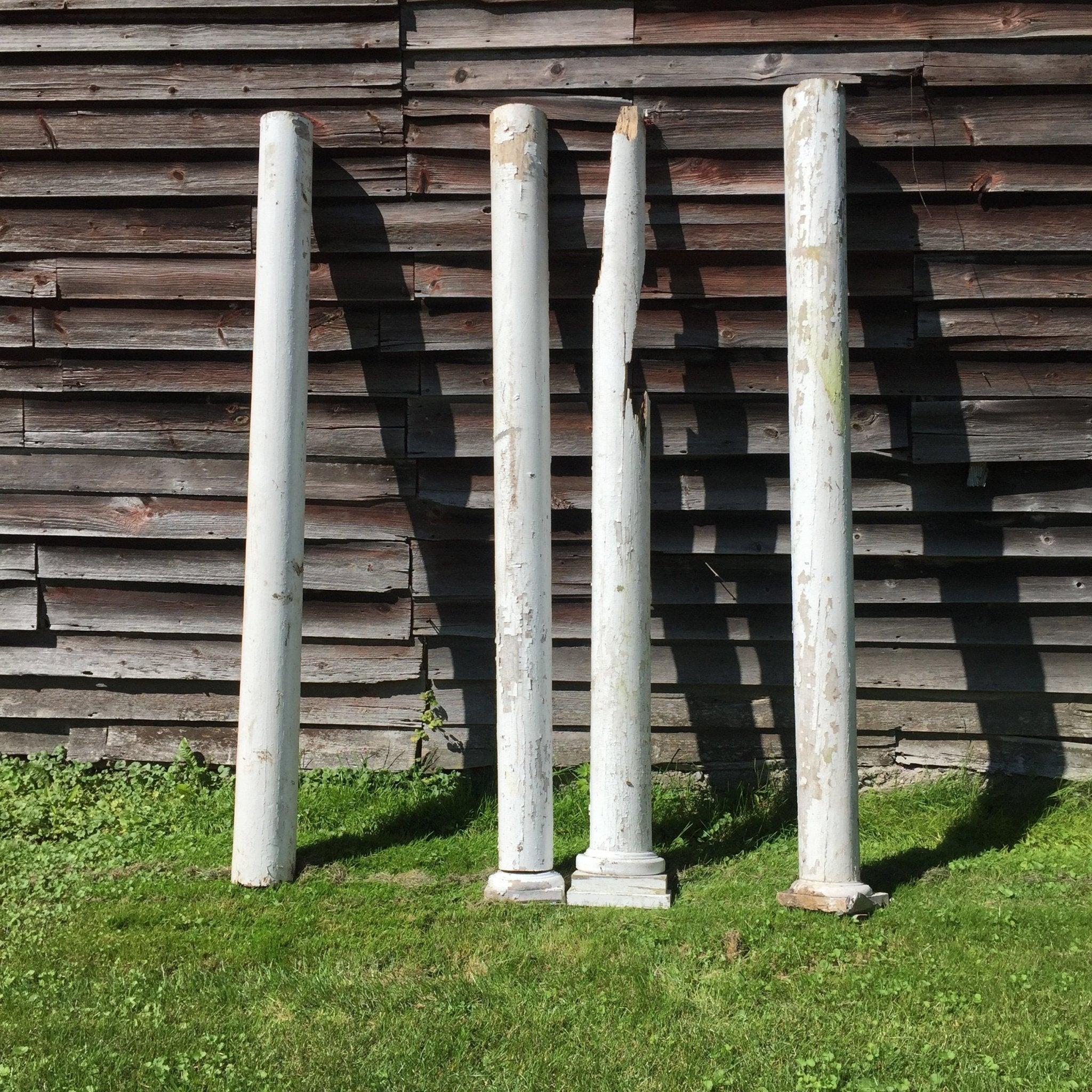 Salvaged Porch Pillar Set - Salvage-Garden