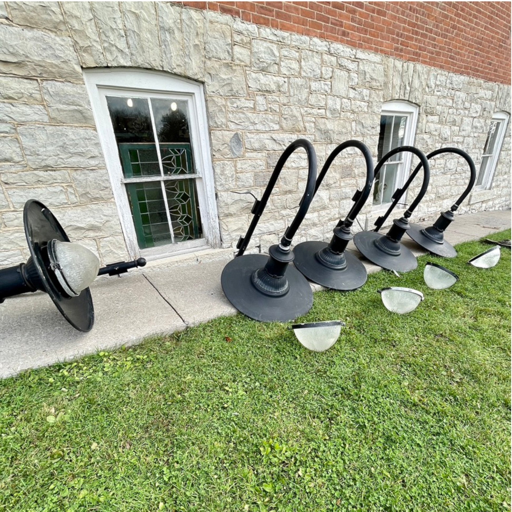 Salvaged Street Lights - Salvage-Garden