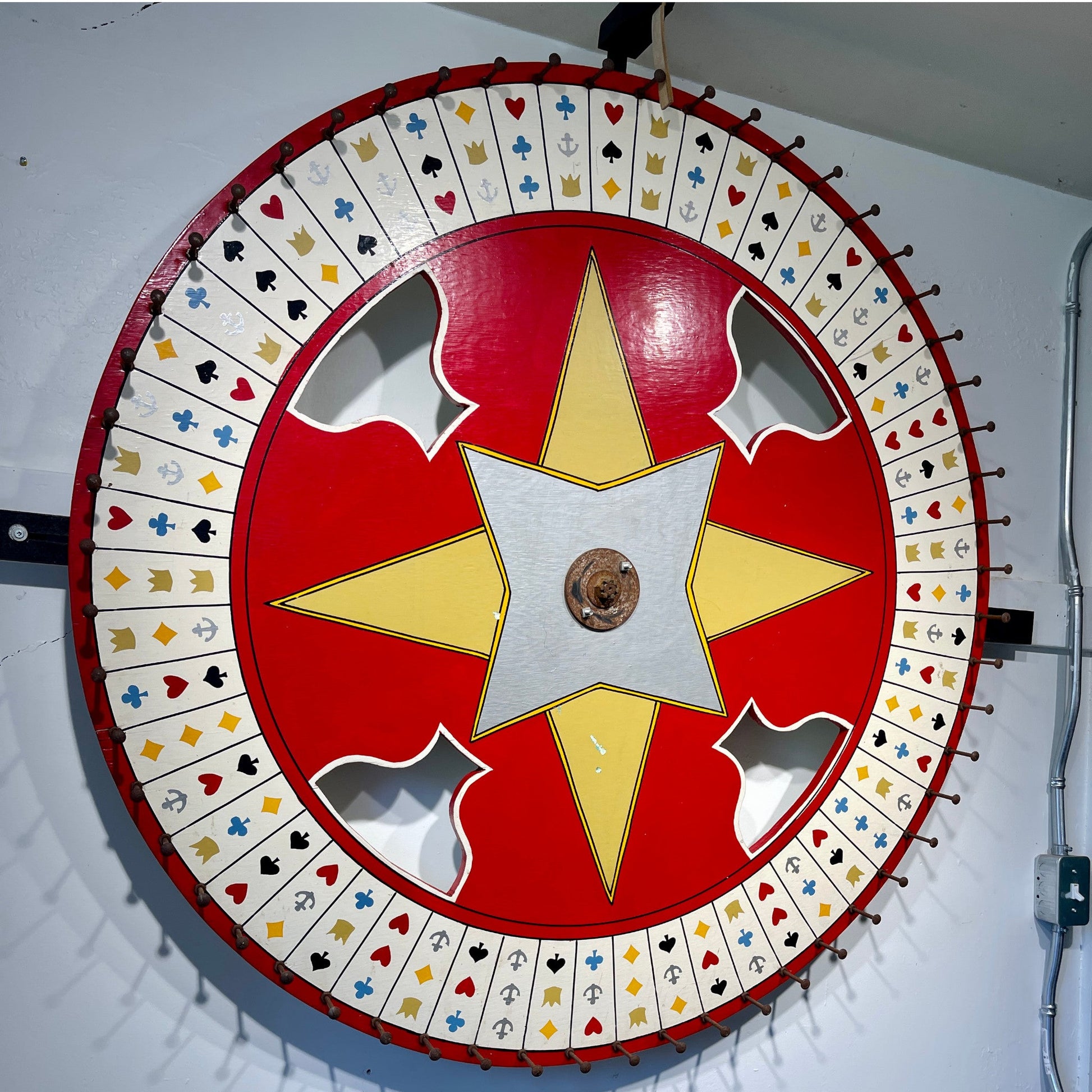 Vintage Carnival Wheel - Salvage-Garden