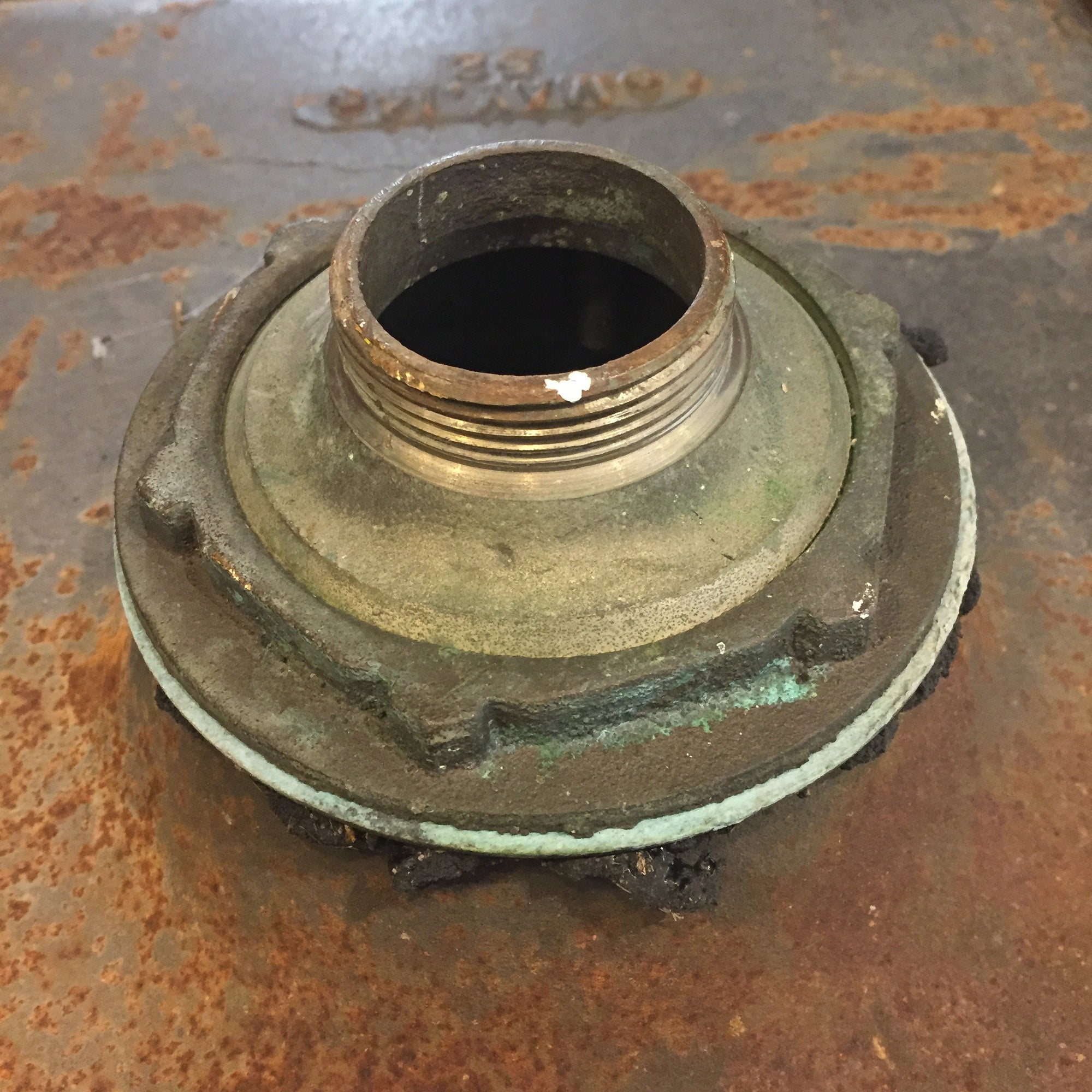 Vintage Cast Iron Drop Sink Salvage-Garden