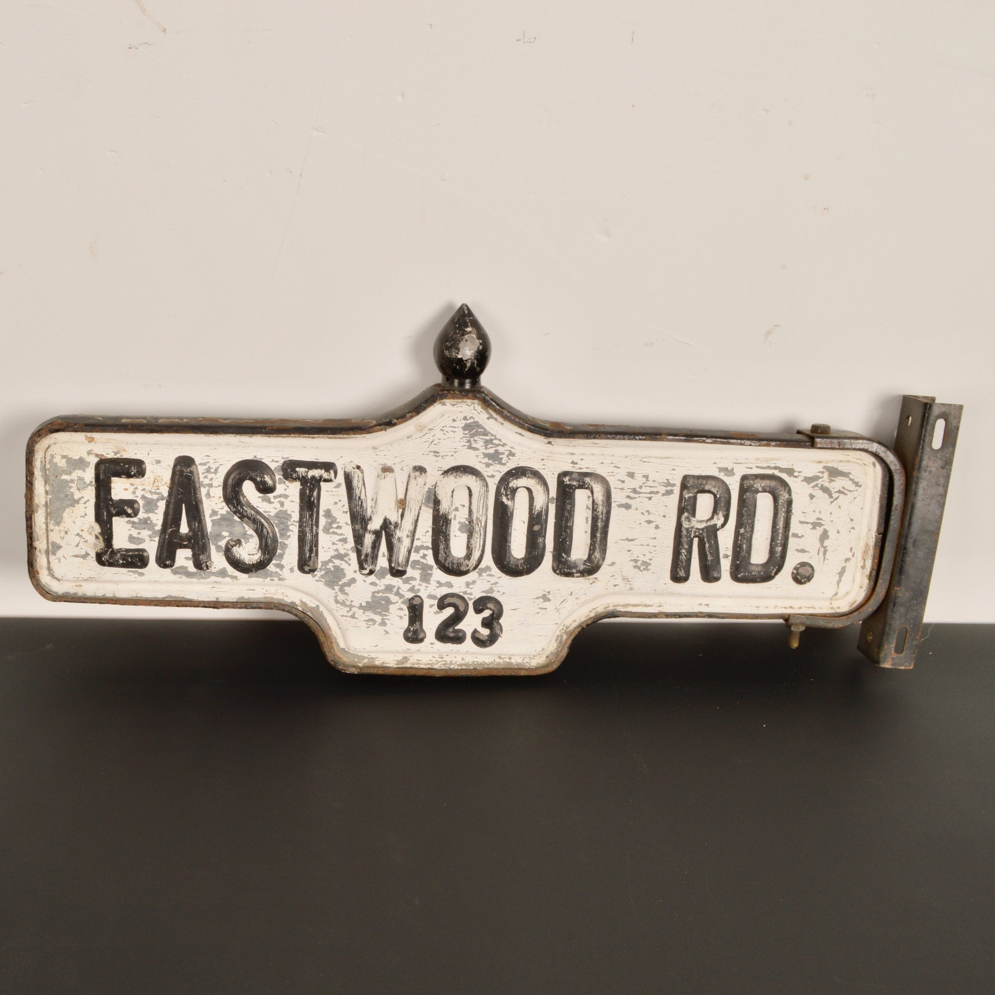 Vintage Embossed Metal Street Sign Salvage-Garden