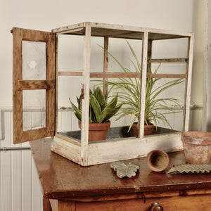 Vintage Handcrafted Terrarium Salvage-Garden