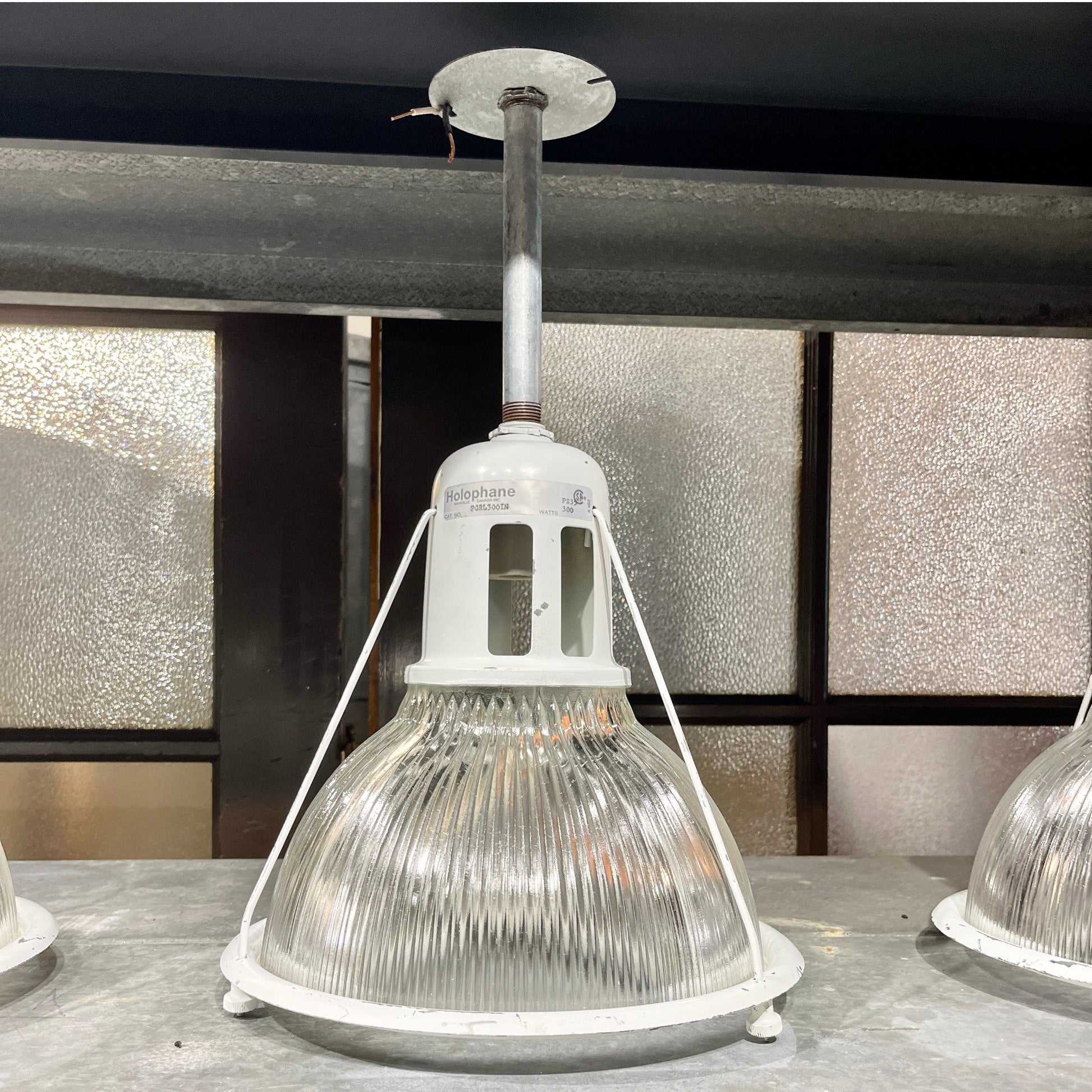 Vintage Holophane Pendant Lights - Salvage-Garden