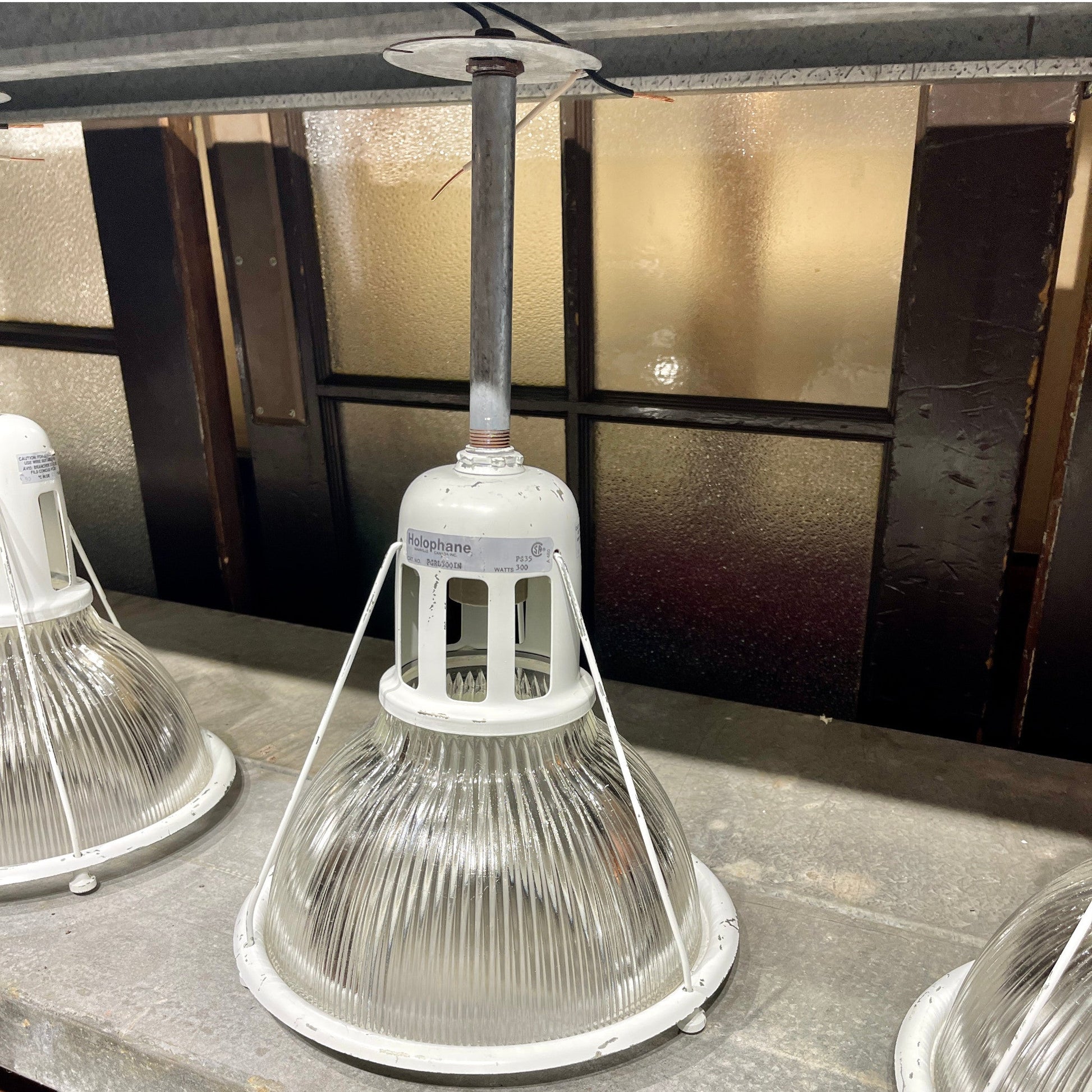 Vintage Holophane Pendant Lights - Salvage-Garden