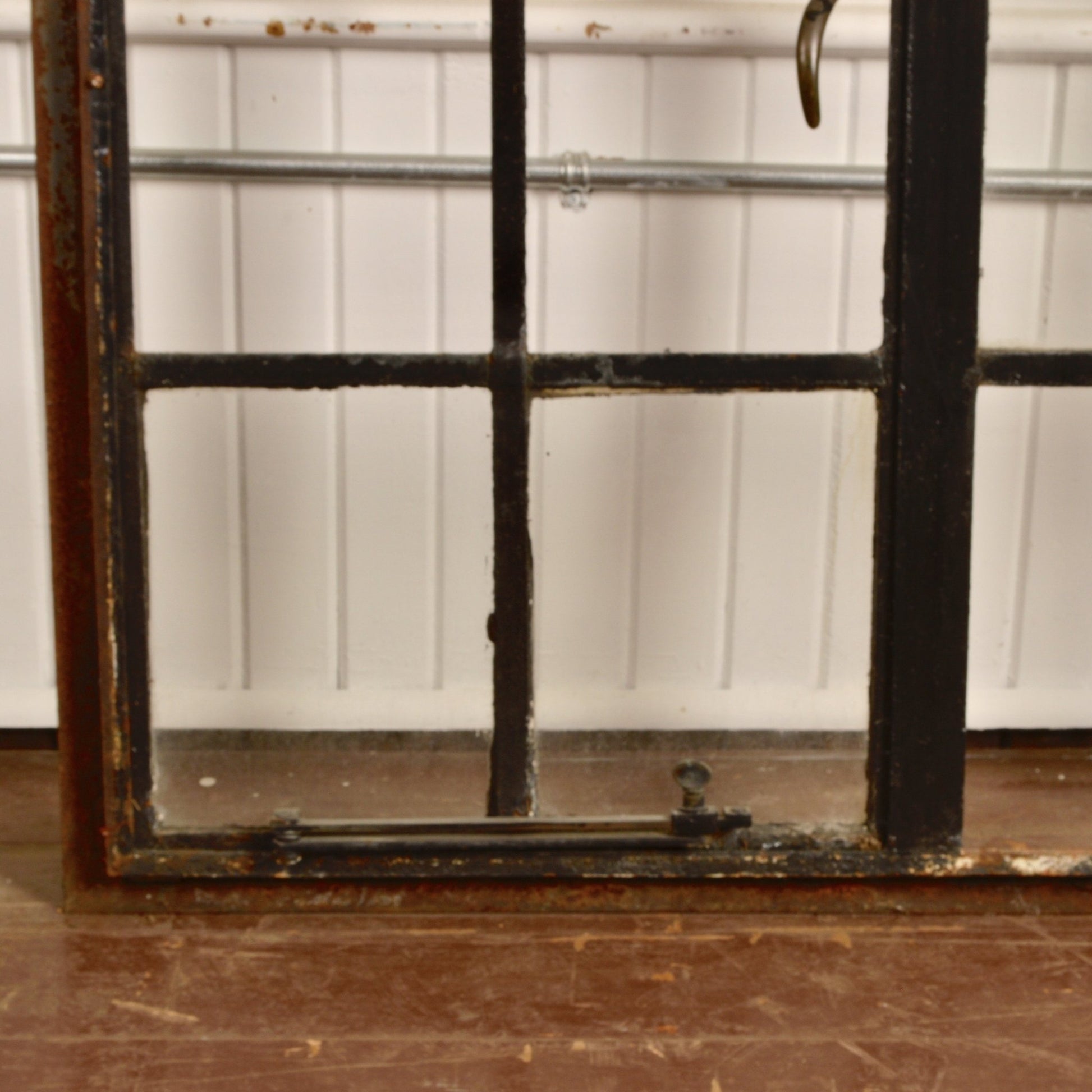 Vintage Hope Rolled Metal Casement Window - Salvage-Garden