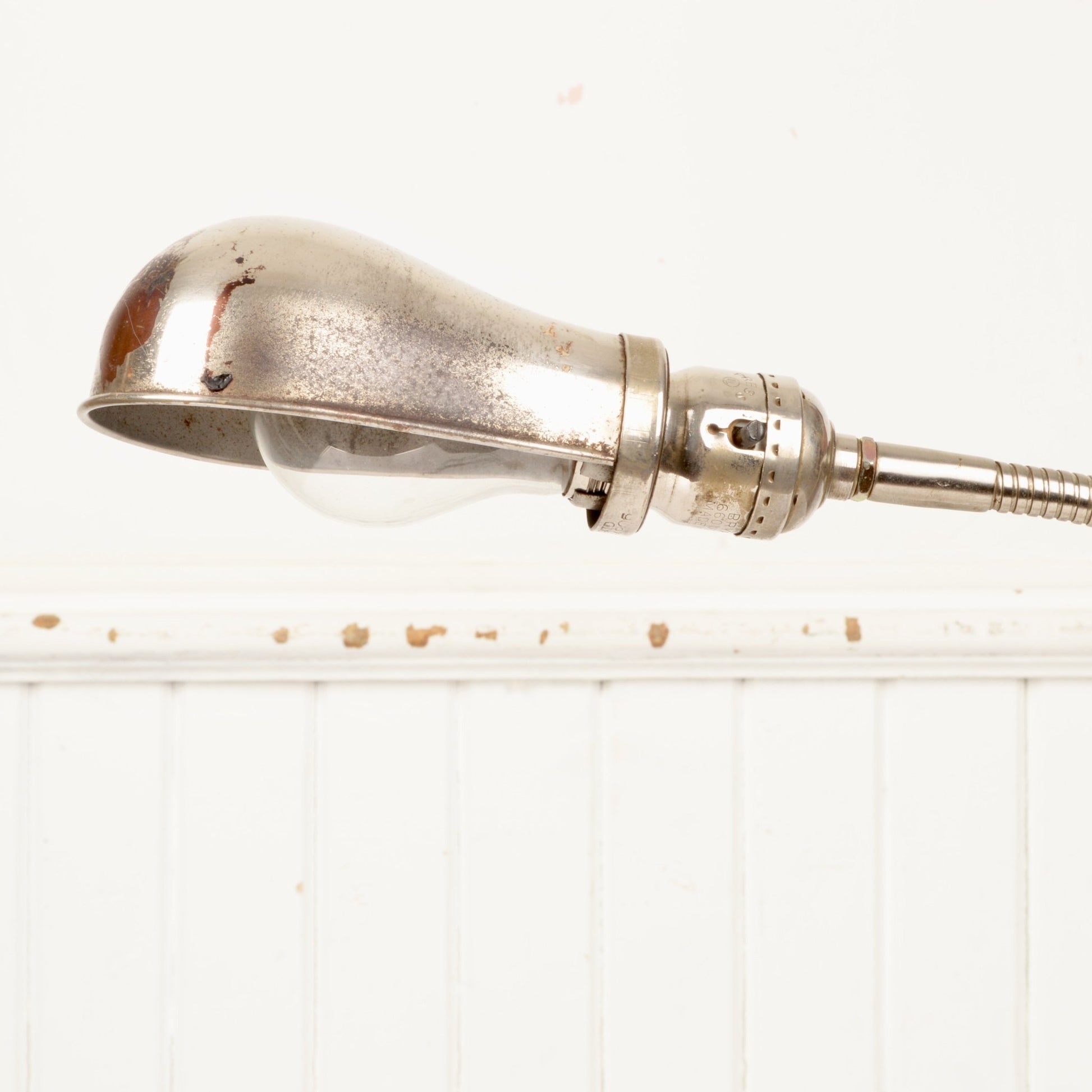 Vintage Machinist Lamp - Salvage-Garden