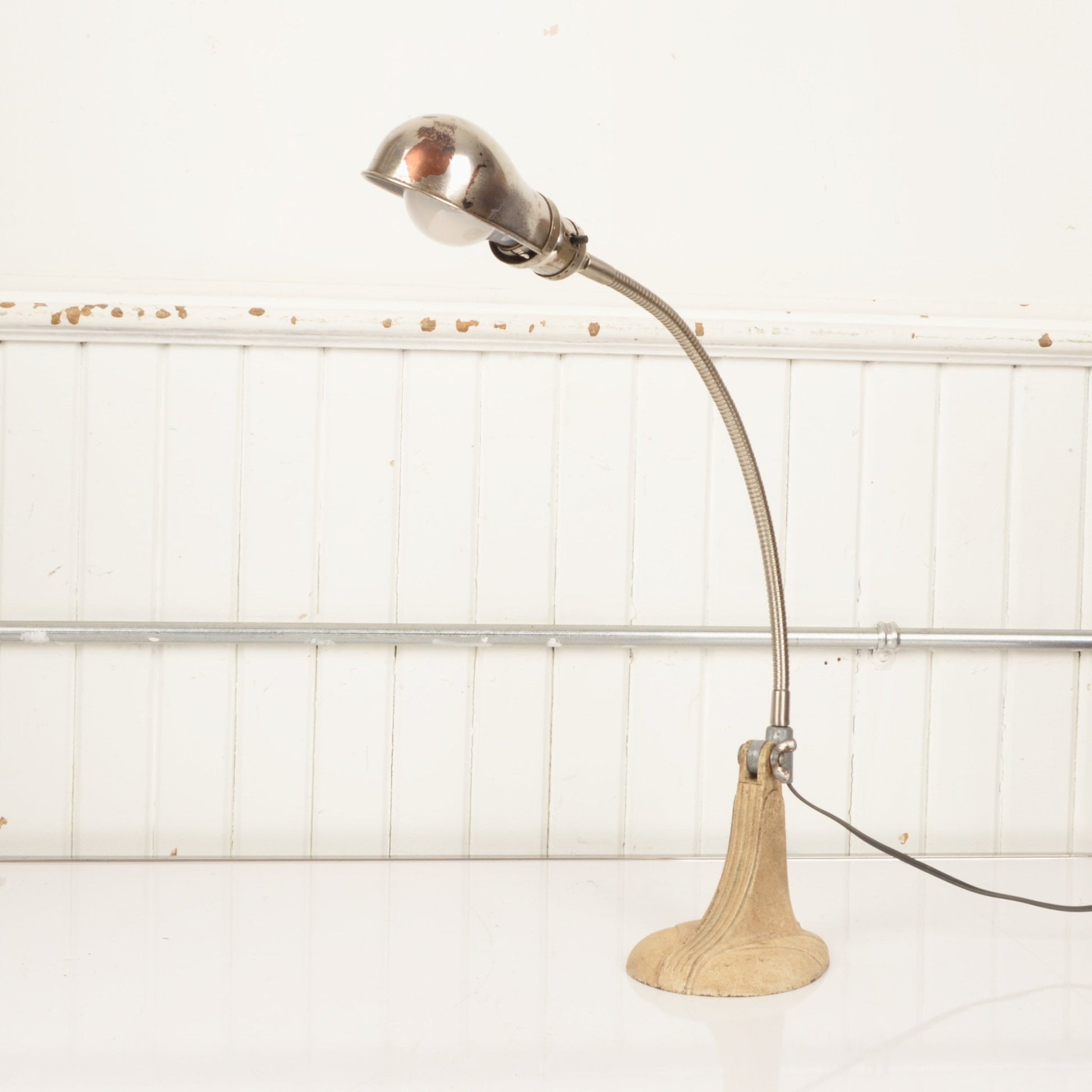 Vintage Machinist Lamp - Salvage-Garden
