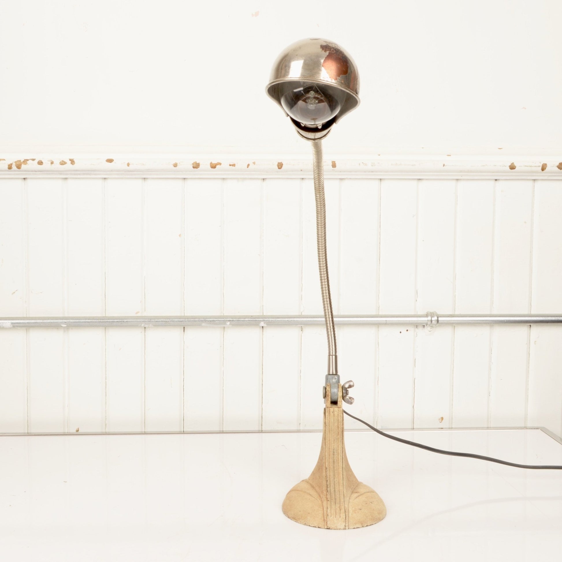 Vintage Machinist Lamp - Salvage-Garden