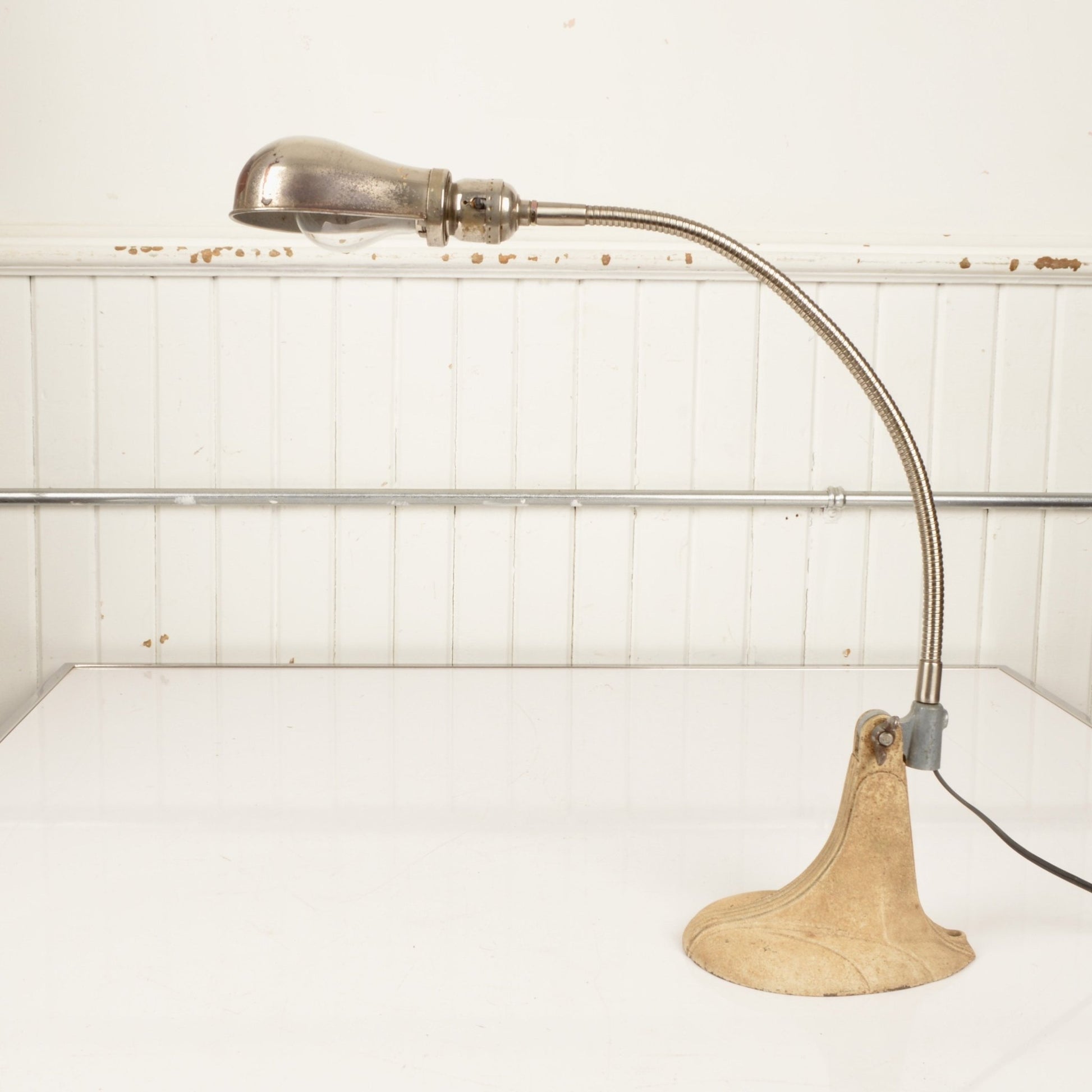 Vintage Machinist Lamp - Salvage-Garden