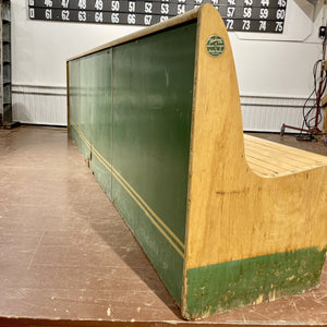Vintage Maple Bowling Alley Bench Salvage-Garden