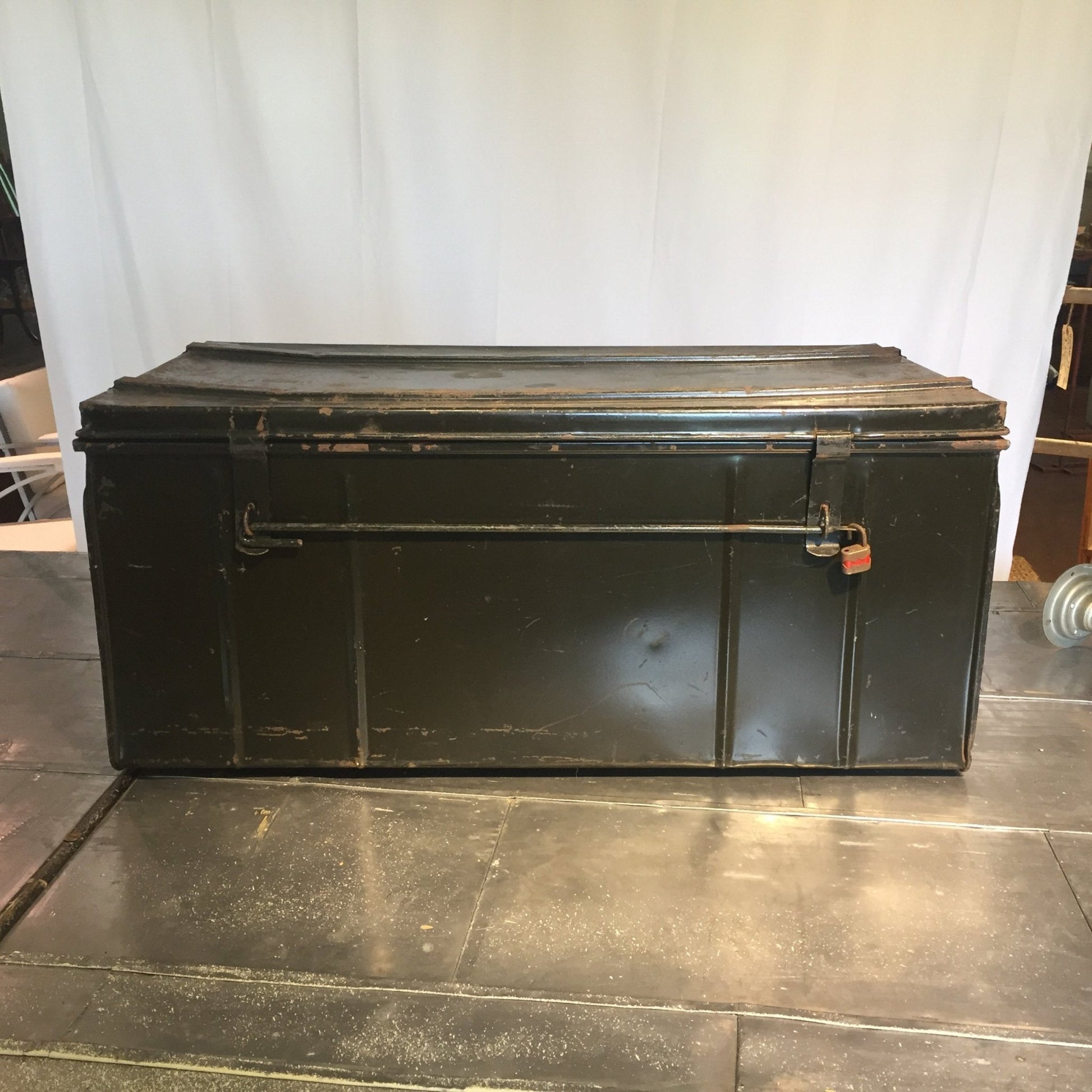 Vintage Military Trunk - Salvage-Garden