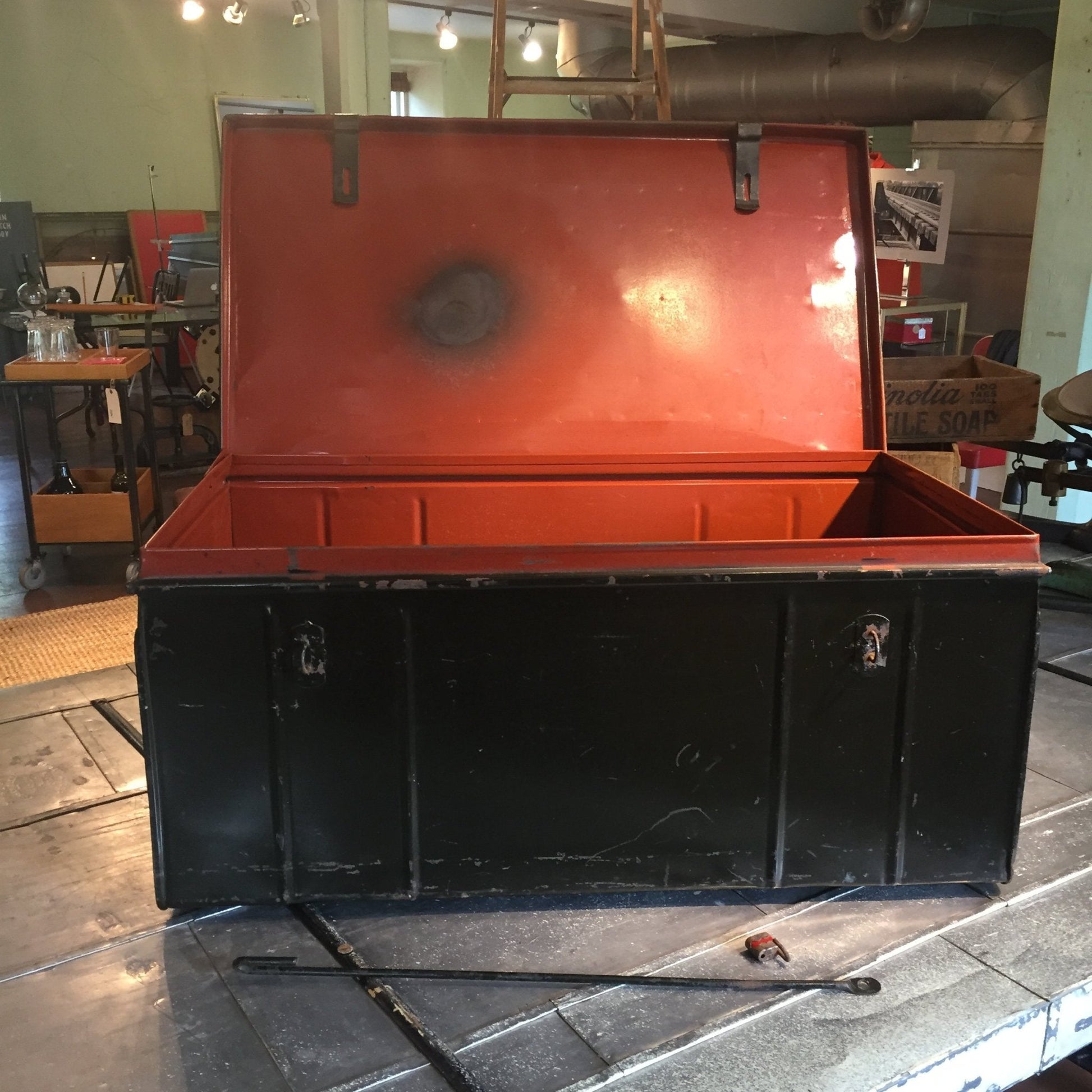 Vintage Military Trunk - Salvage-Garden