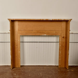 Vintage Pine Fireplace Mantel Salvage-Garden