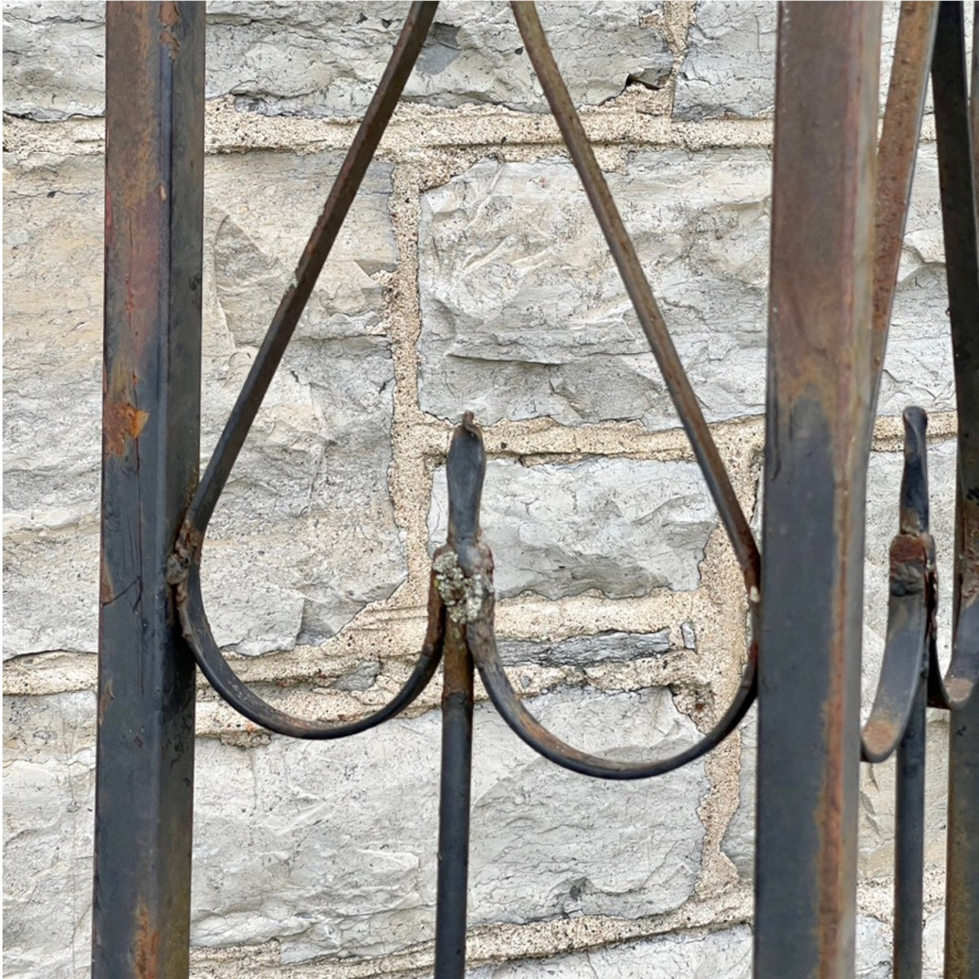 Vintage Steel Porch Columns - Salvage-Garden