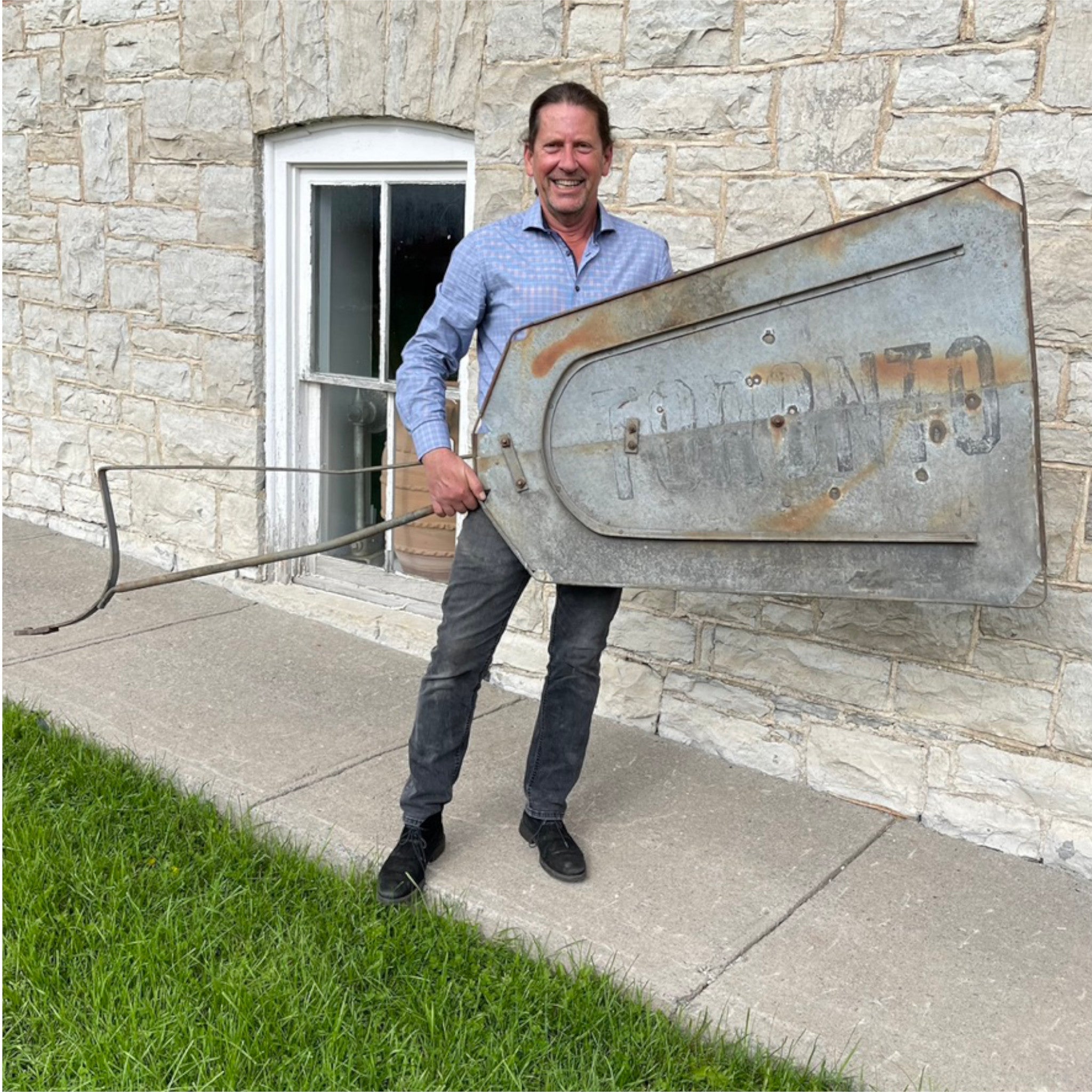 Vintage Toronto Windmill Tail - Salvage-Garden