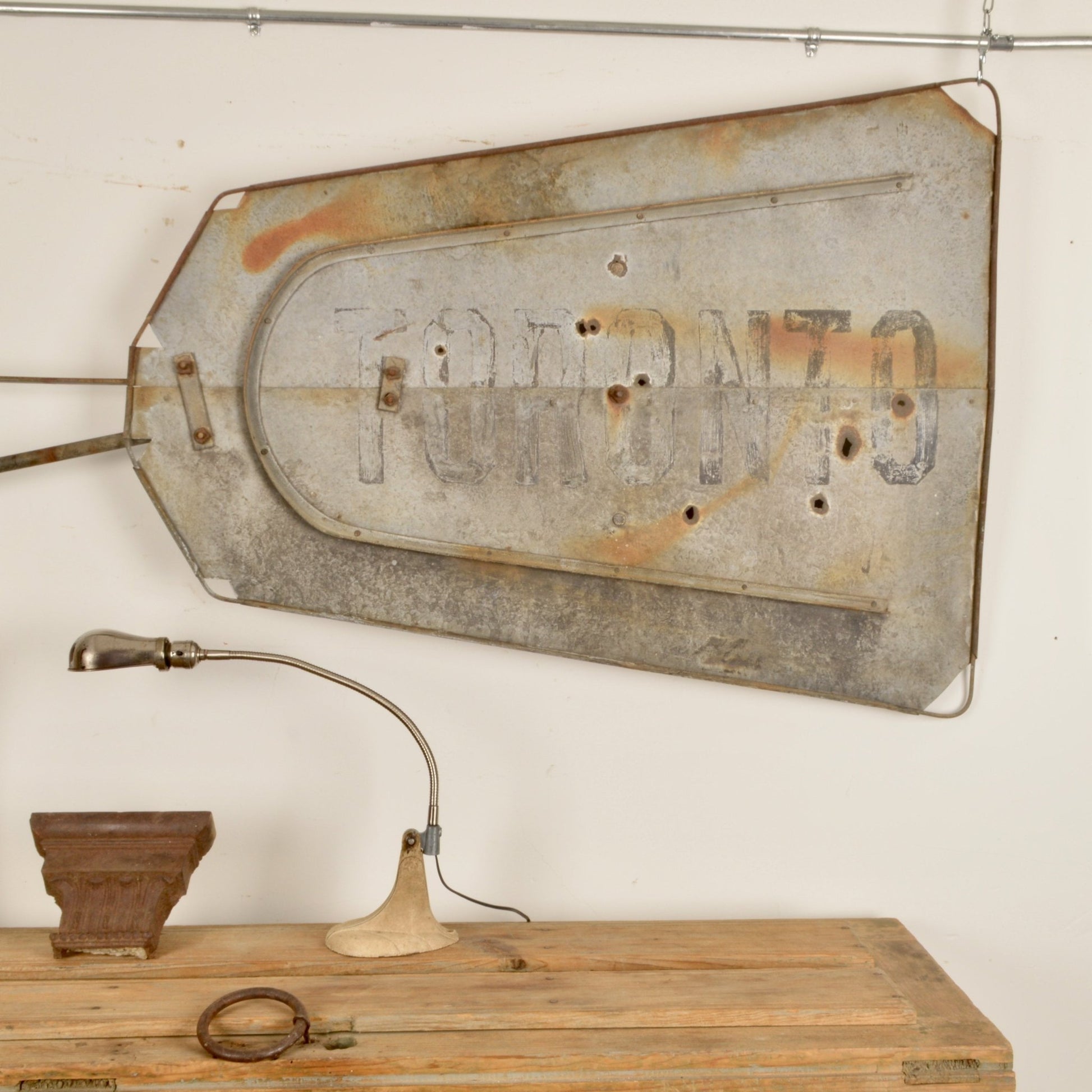 Vintage Toronto Windmill Tail - Salvage-Garden