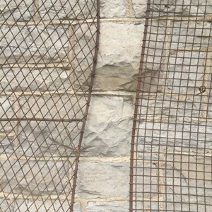 Vintage Woven Steel Fence Panels Salvage-Garden