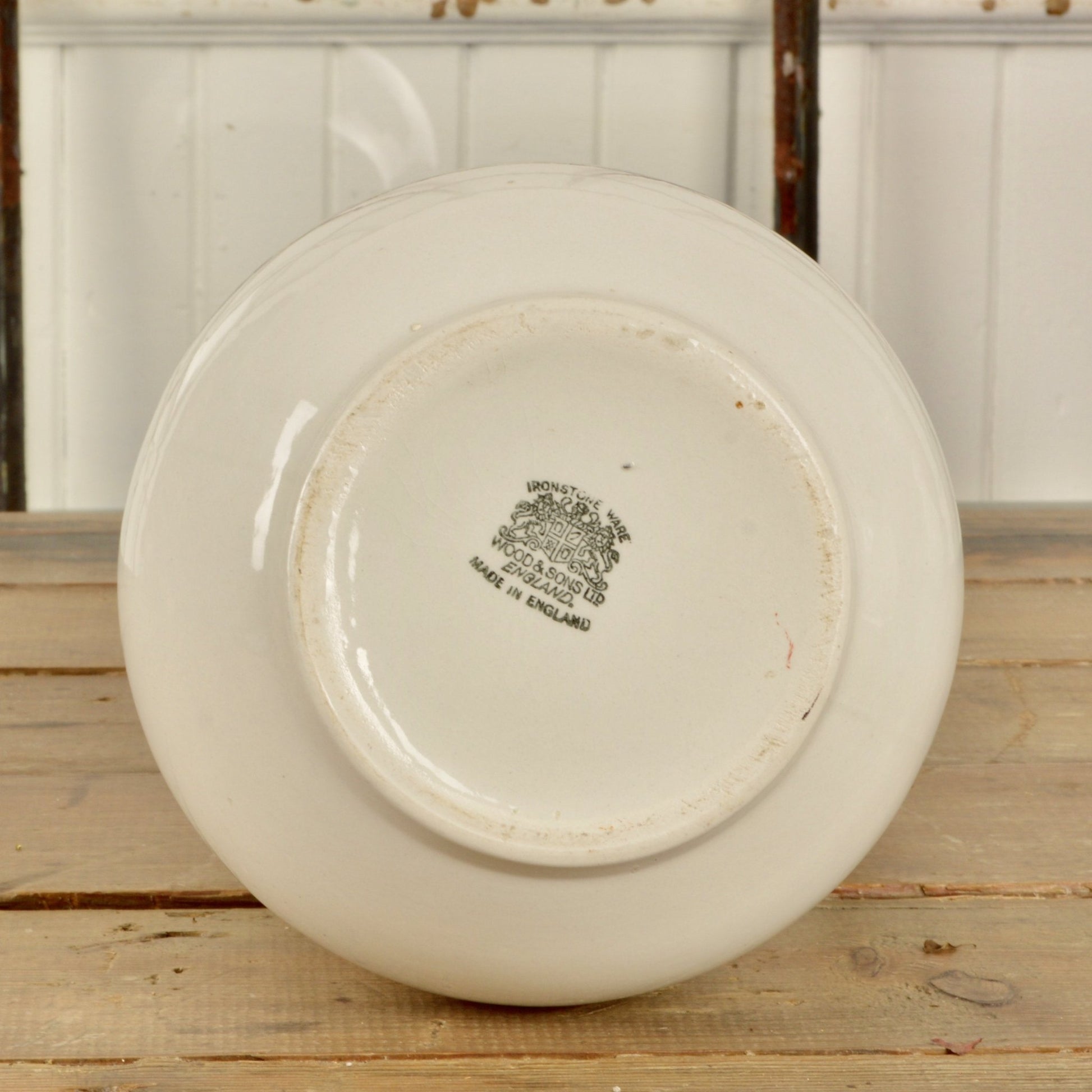 Wood & Sons Ironstone Ware Pitcher - Salvage-Garden