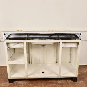 Youngstown Kitchen Cabinet With Double Draining Board Sink - Salvage-Garden